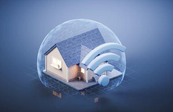 Representación cobertura wifi en hogar